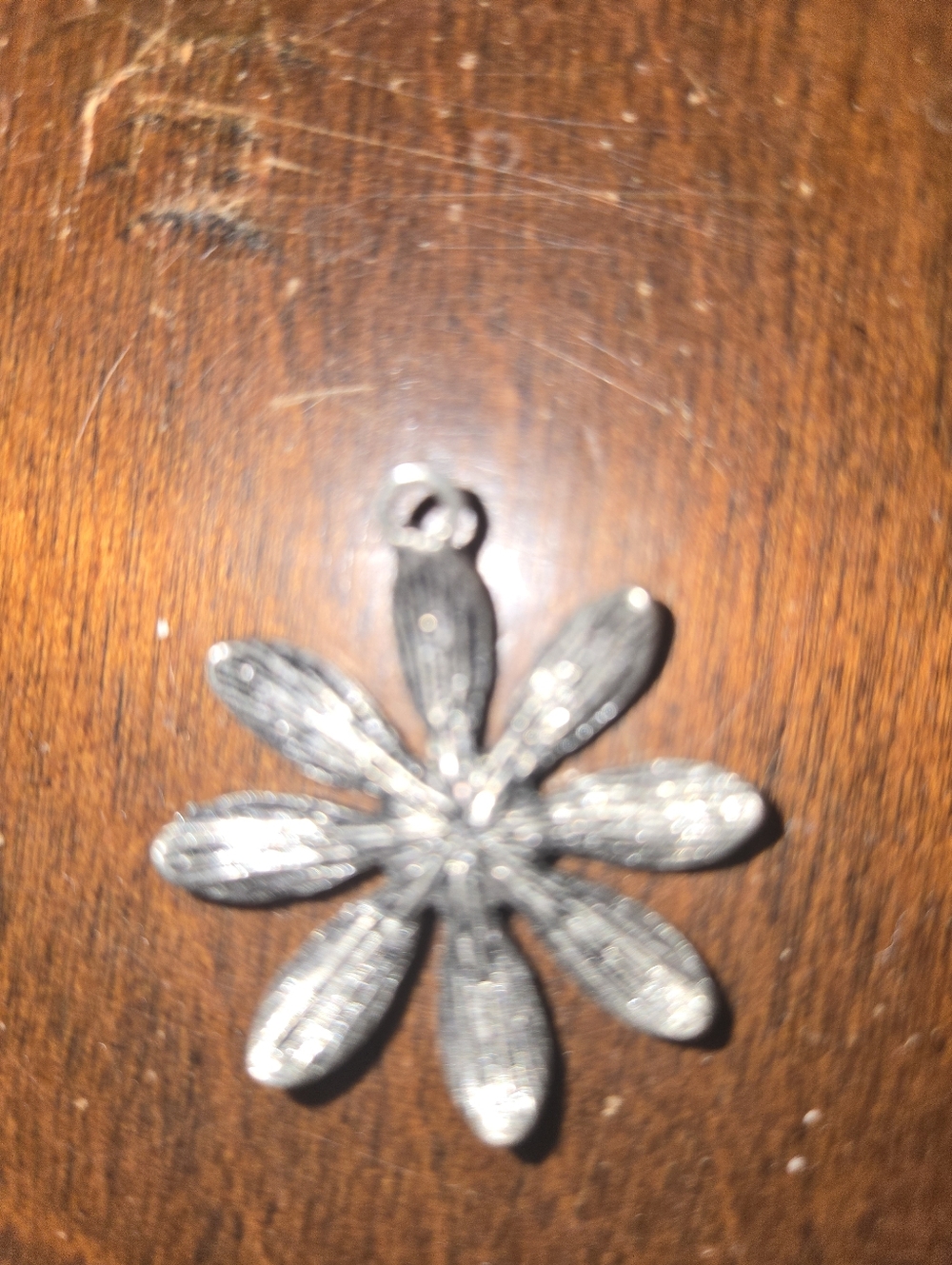 Turquoise Flower Pendant Charm - Picture 2 of 2
